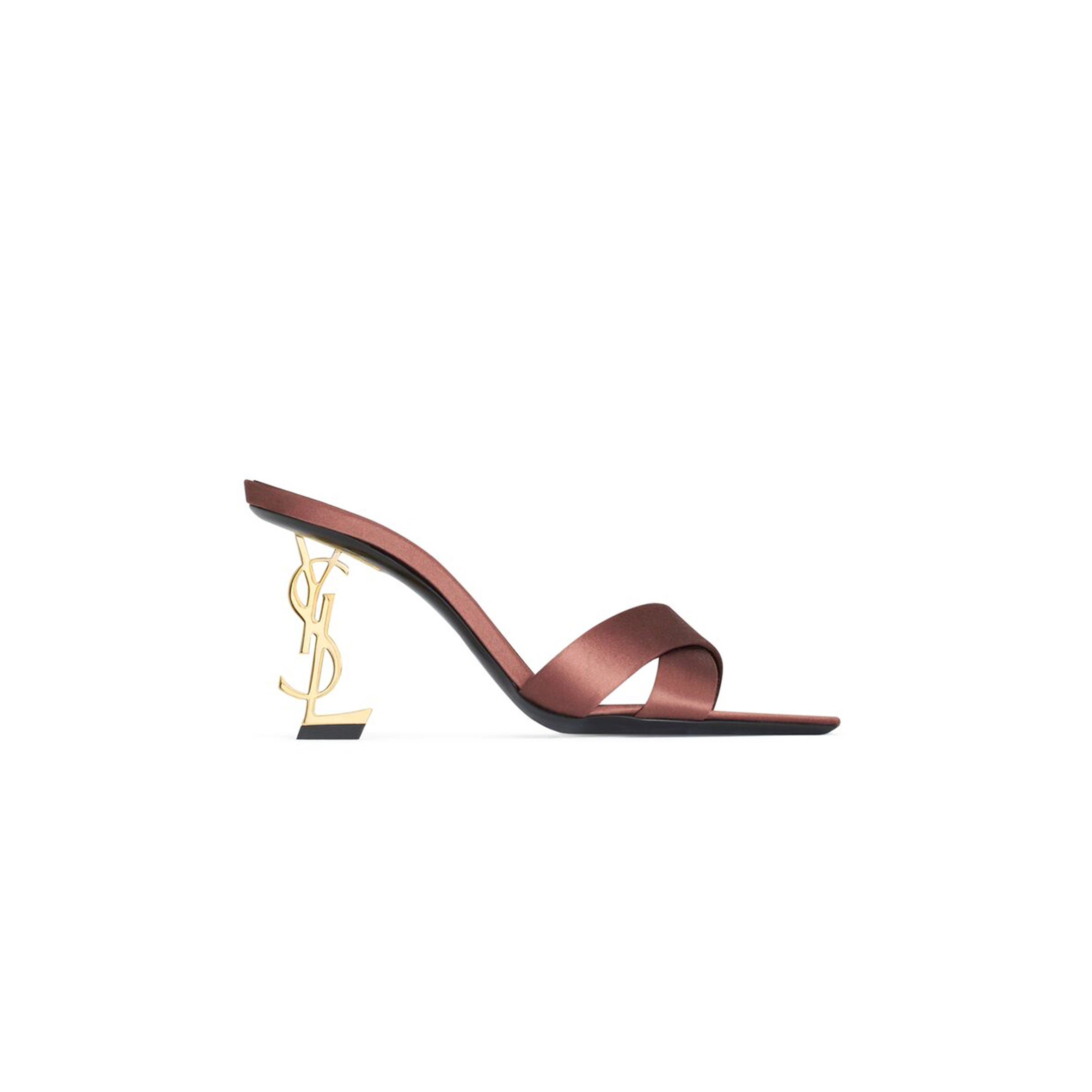 YSL OPYUM MULES IN SATIN CREPE 8189319QAB12215 YSL OPYUM MULES IN SATIN CREPE 8189319QAB12215